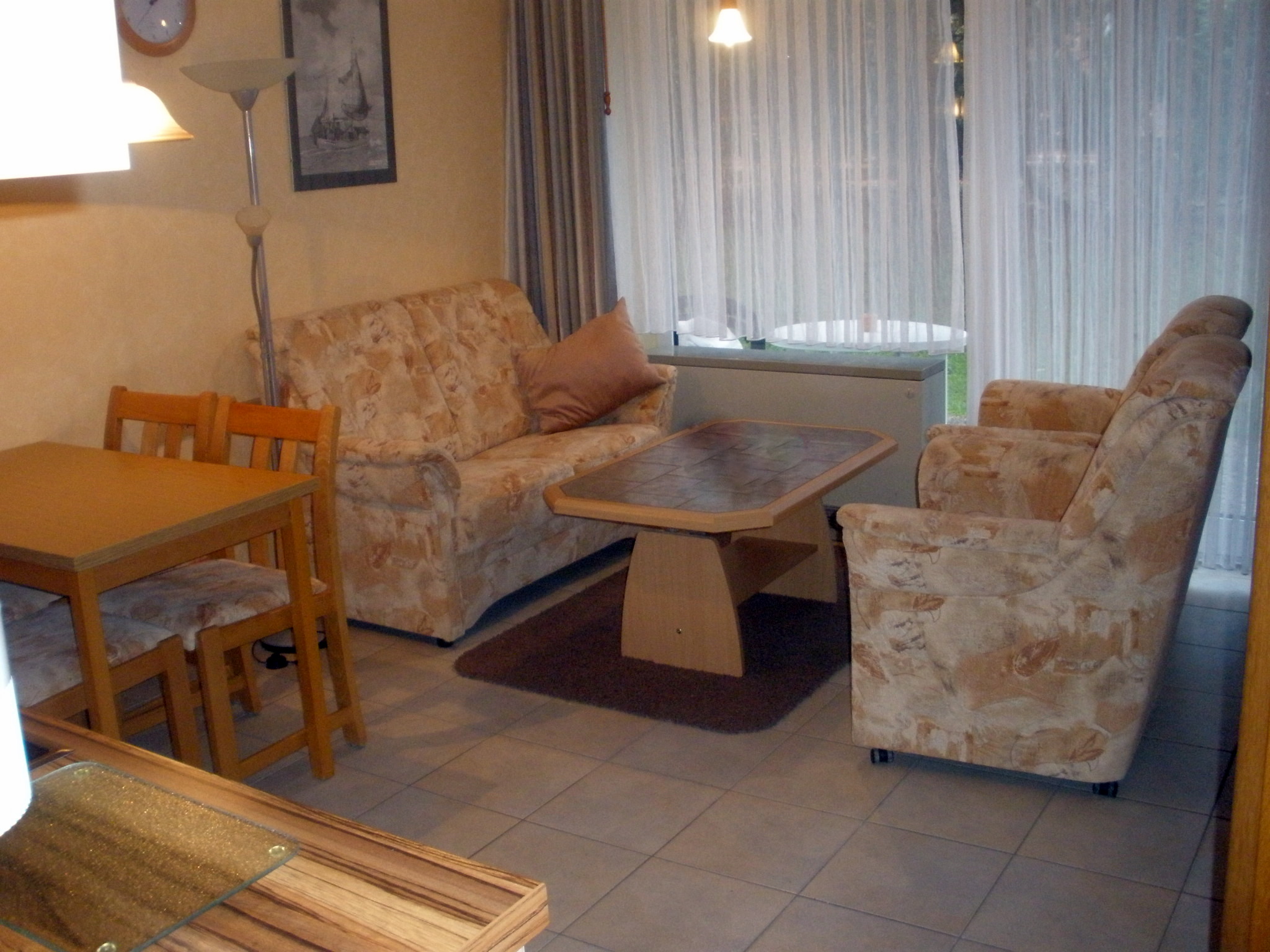 Appartment 4 Wohnzimmer  Sitzgruppe